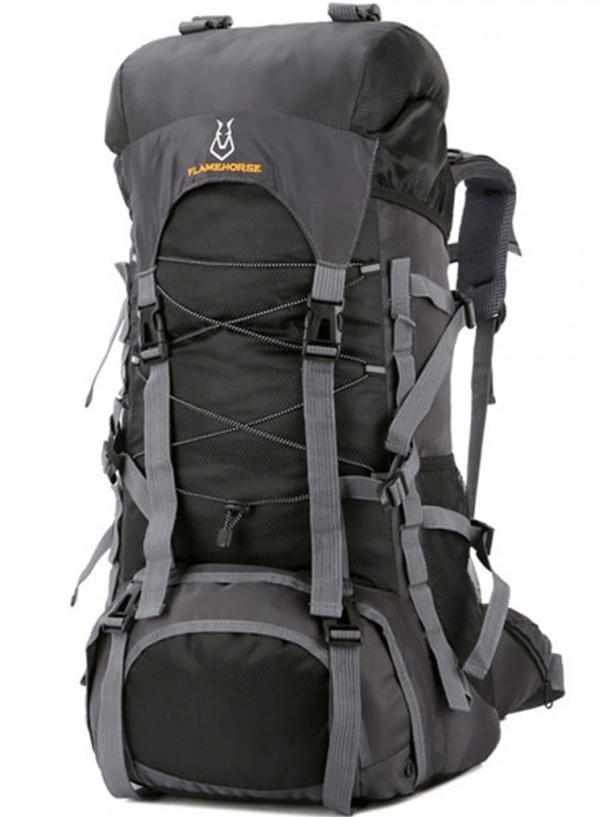 60L Waterproof Nylon Camping Climbing Backpack