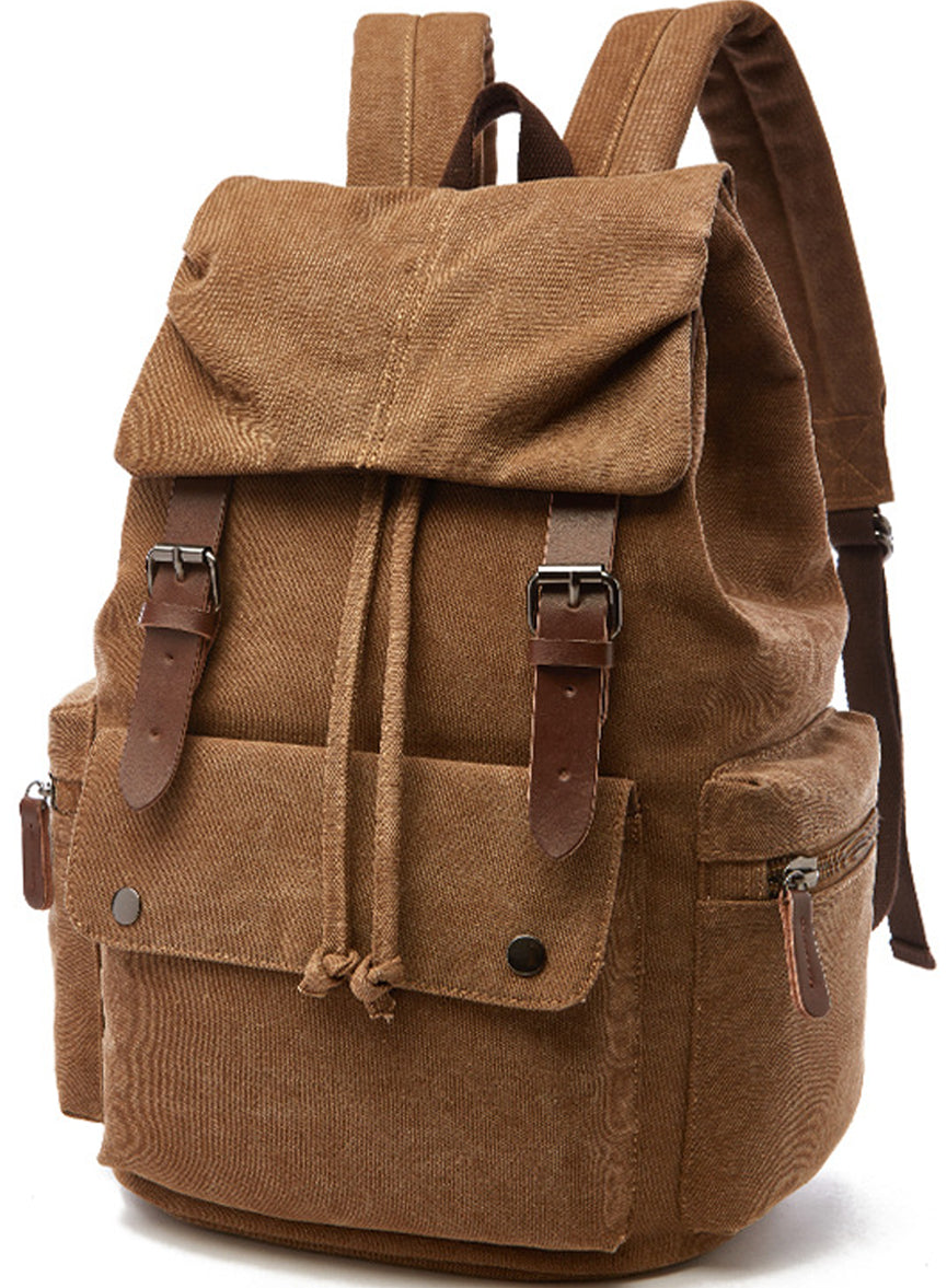 Canvas Backpack Student Rucksack Men Canvas Backpack Schoolbag 14 Inch Laptop Bag Army Green Canvas Backpack Student Rucksack Men Canvas Backpack Schoolbag 14 Inch Laptop Bag Army Green