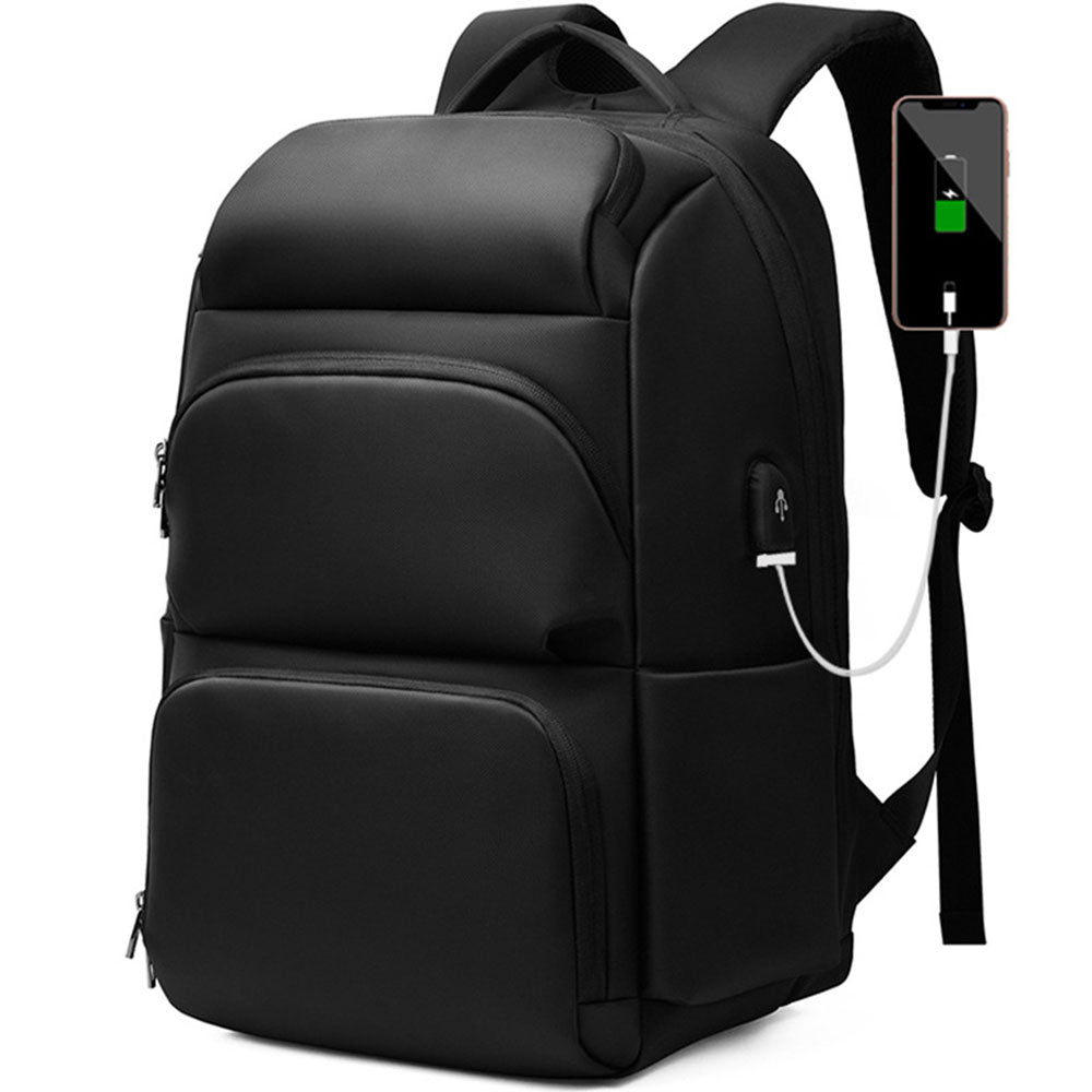 Fashion USB Charger Laptop Backpack for School Boys Men Business Anti-thfet Lightweight Travel Bag