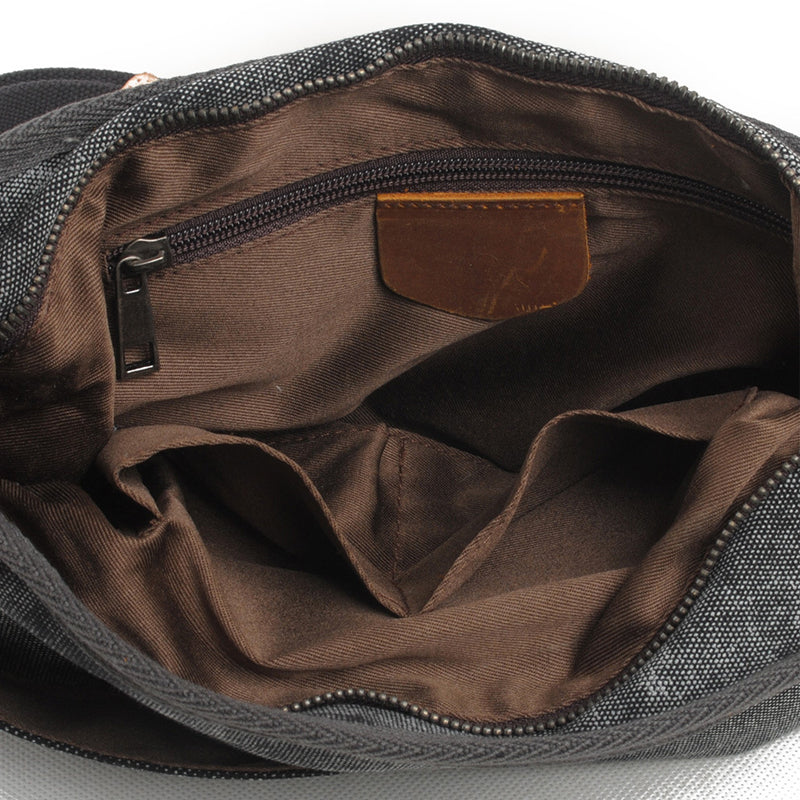 Bohemian Canvas Messenger Bag Crossbody Bag Patchwork Sling Bag