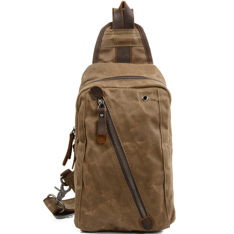 Mini Canvas Chest Bag Multi-function Casual Bag