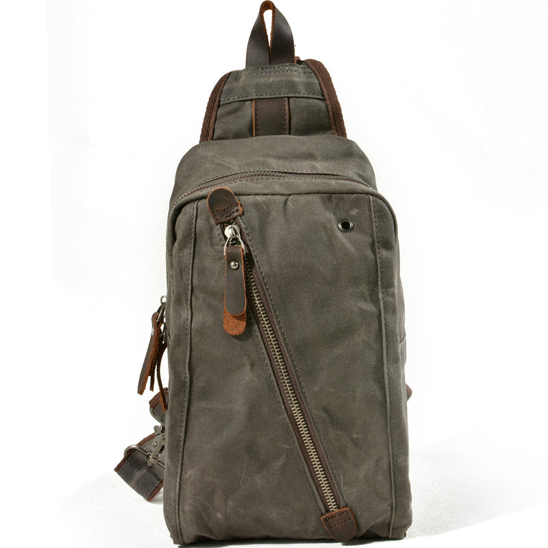 Mini Canvas Chest Bag Multi-function Casual Bag