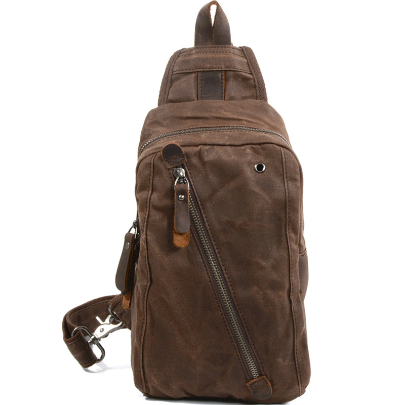 Mini Canvas Chest Bag Multi-function Casual Bag