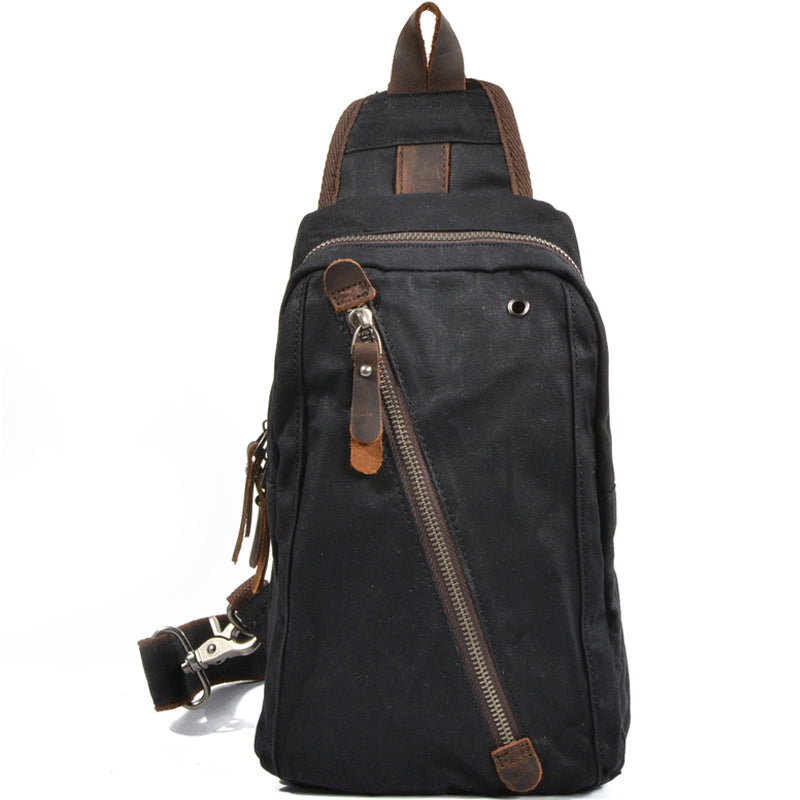 Mini Canvas Chest Bag Multi-function Casual Bag