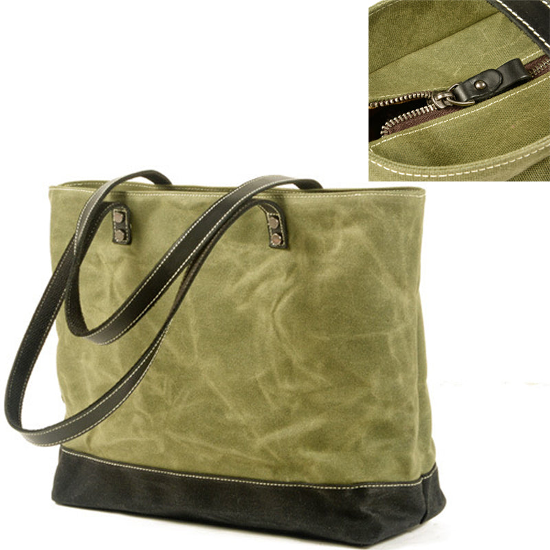 Canvas Bag Women's Shoulder Bag Large Shopping Bag Handbag
