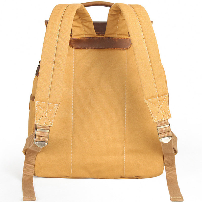 Retro Canvas Backpack Leisure Travel Bookbag For Teens
