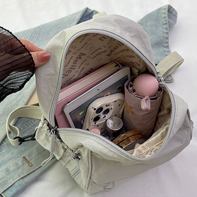 Nylon Mini Bookbag For Women