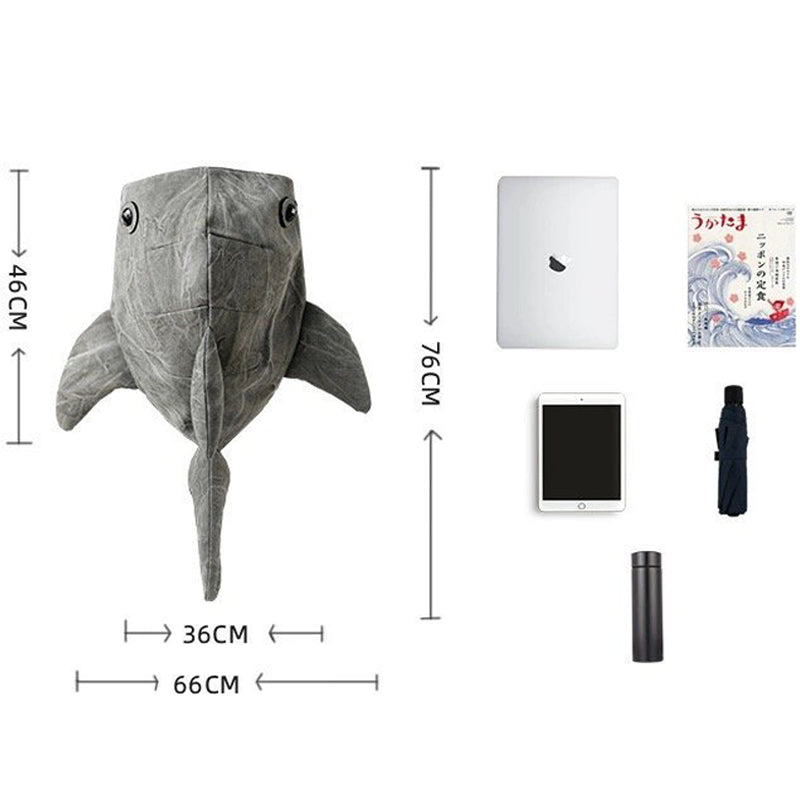Pop Canvas Backapack Shark Bag