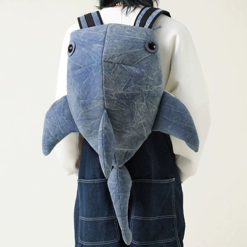 Pop Canvas Backapack Shark Bag