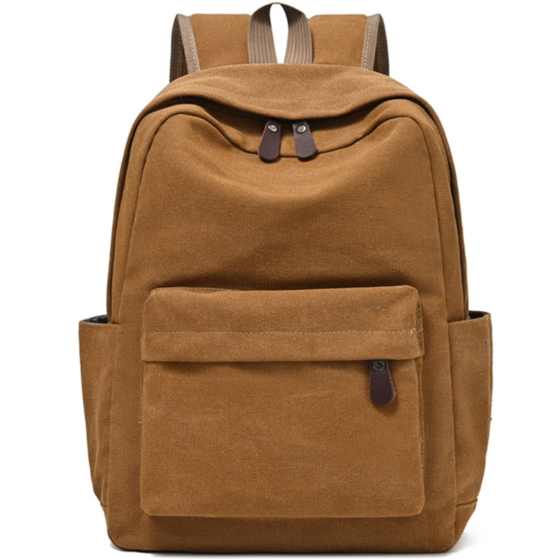 Retro Canvas Backpack For Travel