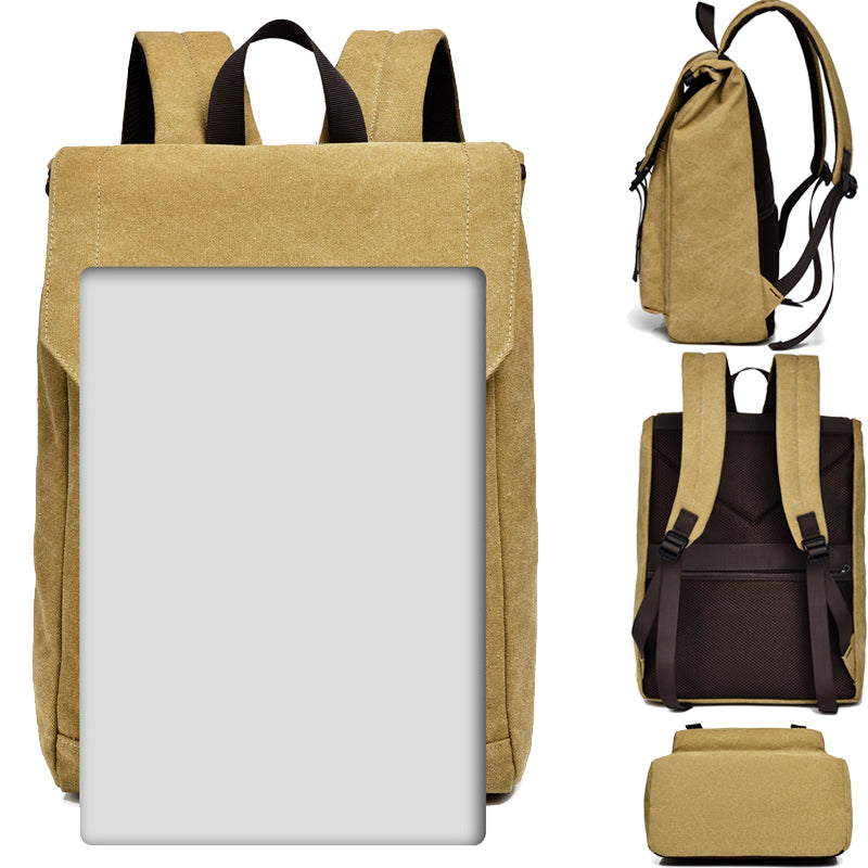 Leisure Canvas Backpack For Men