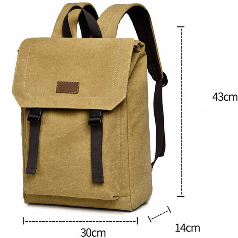 Leisure Canvas Backpack For Men