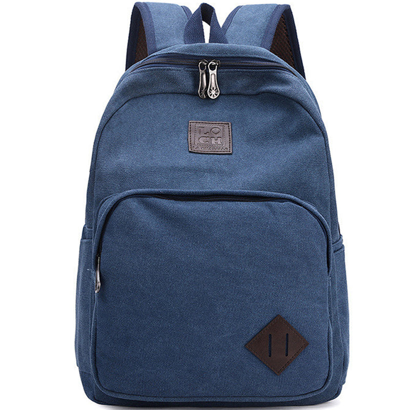 Durable Canvas Backpack For Travel Commuting