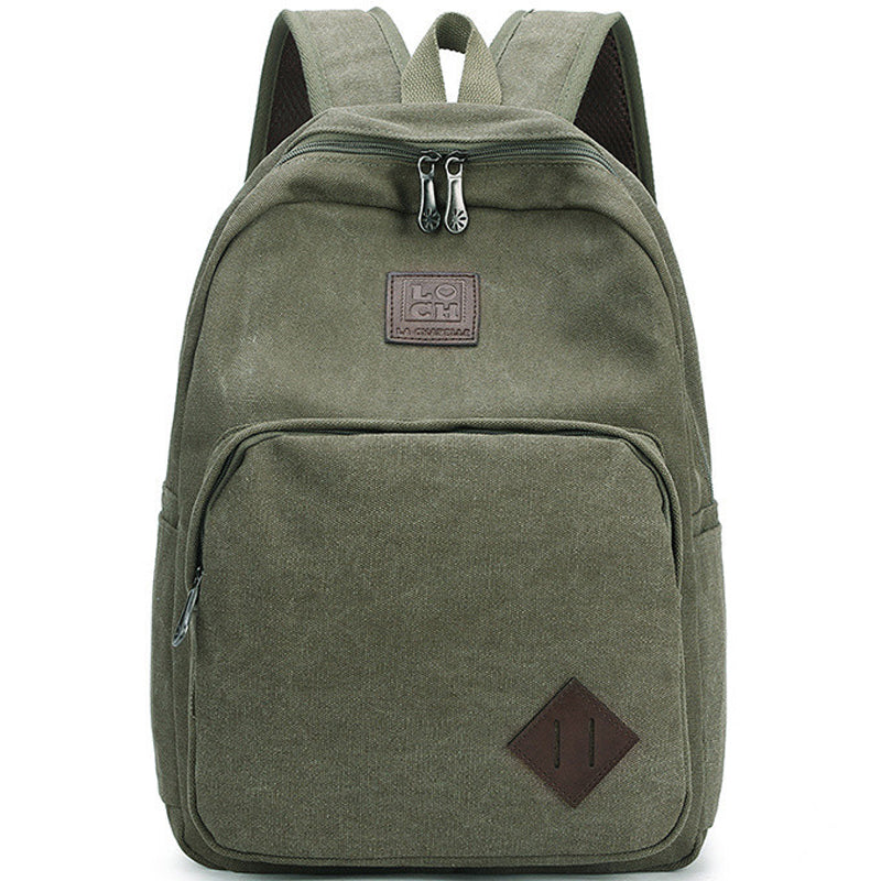 Durable Canvas Backpack For Travel Commuting
