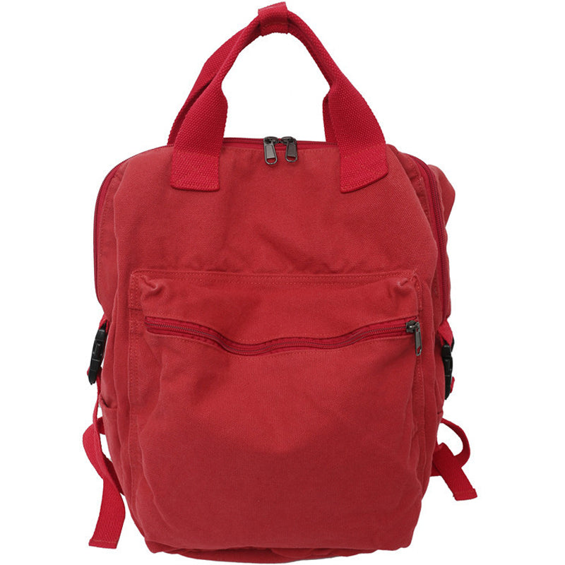 Large Capacity Canvas Backpack For Teens