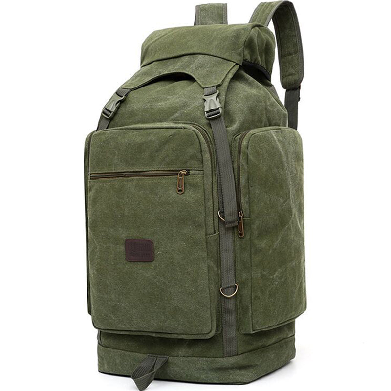 70L Canvas Travel Bag Hiking Bag