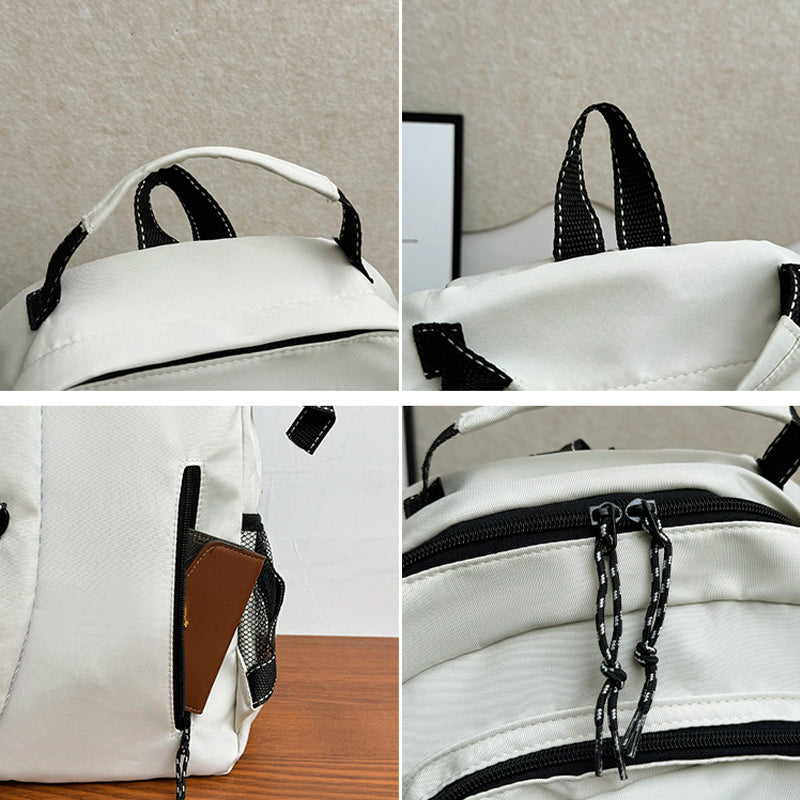 Simple Canvas Bookbag Leisure School Bag