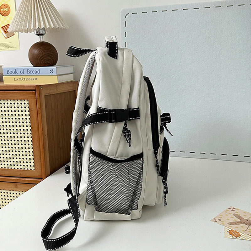 Simple Canvas Bookbag Leisure School Bag
