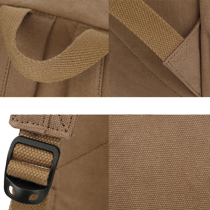 Canvas Business Backpack Laptop Bookbag