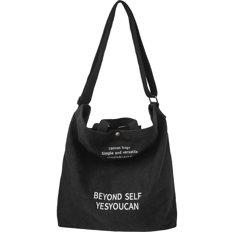 Large Satchel Bag Canvas Crossbody Bag