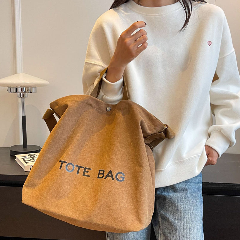 Thicken Canvas Tote Bag Large Commuter Bag