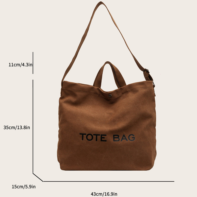 Thicken Canvas Tote Bag Large Commuter Bag
