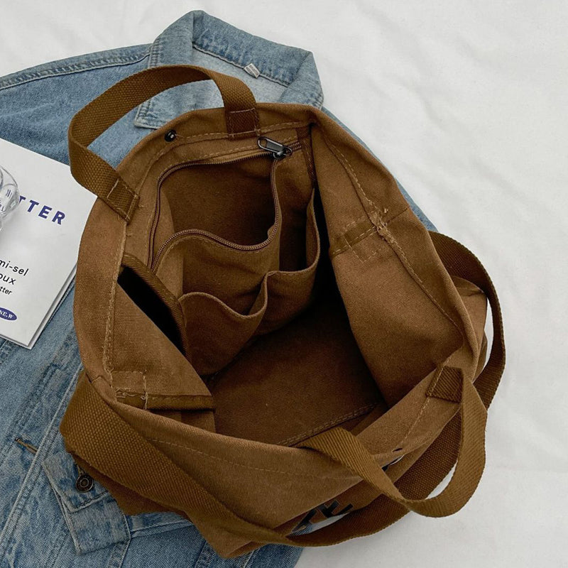 Thicken Canvas Tote Bag Large Commuter Bag