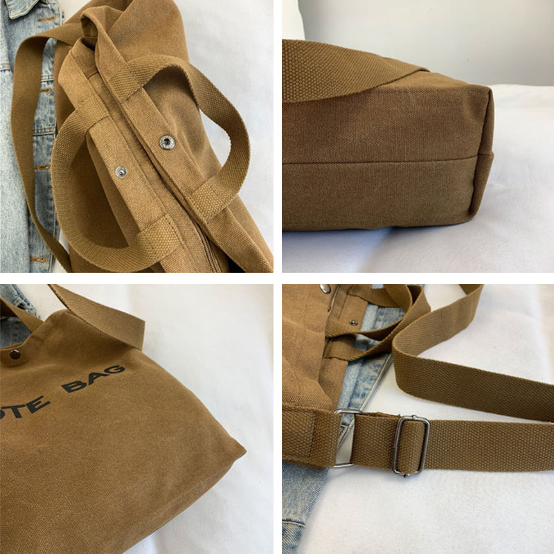 Thicken Canvas Tote Bag Large Commuter Bag