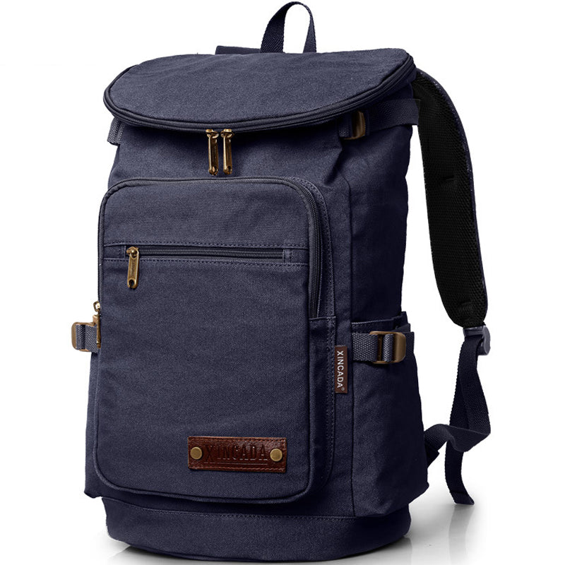Stylish Canvas Backpack Fit 15 inch Laptop