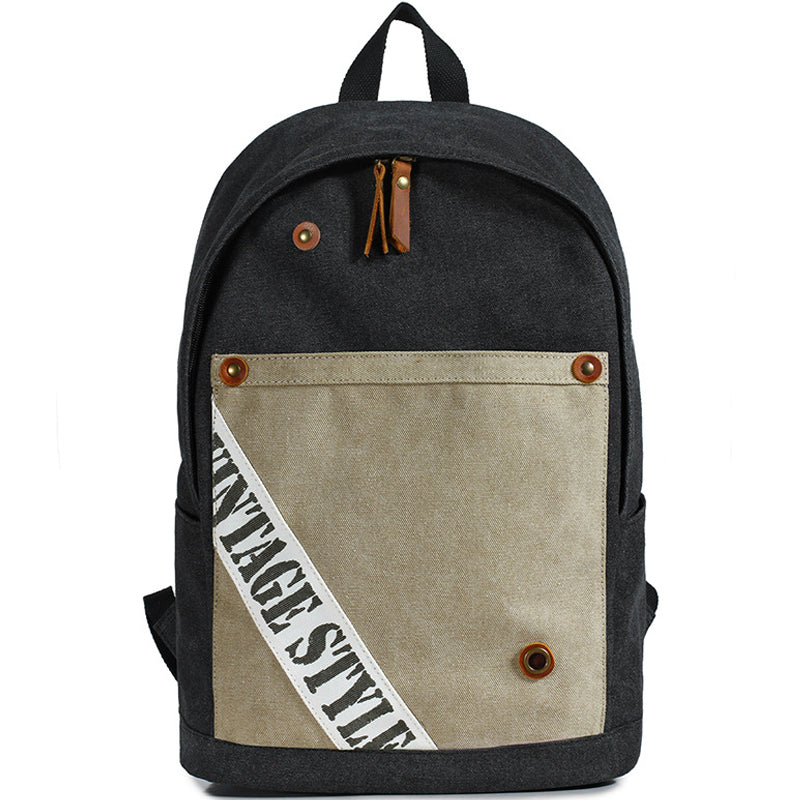 Trending Canvas Backpack Teens Laptop Bookbag