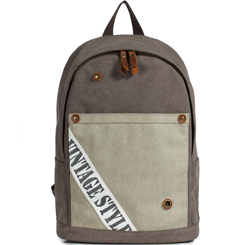 Trending Canvas Backpack Teens Laptop Bookbag