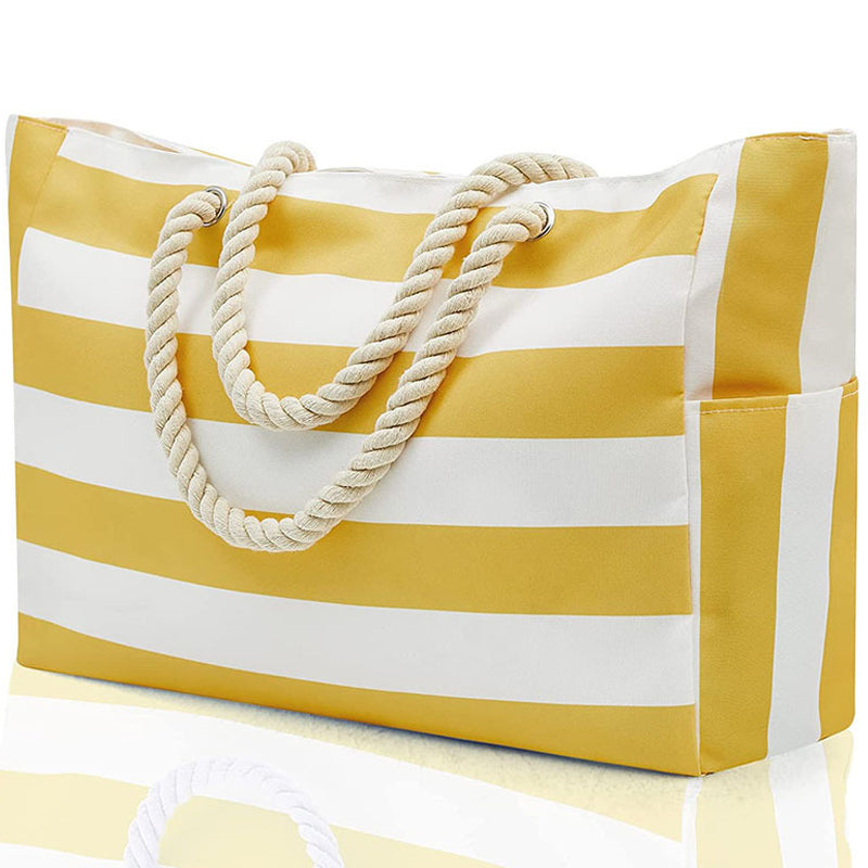 Striped Beach Bag