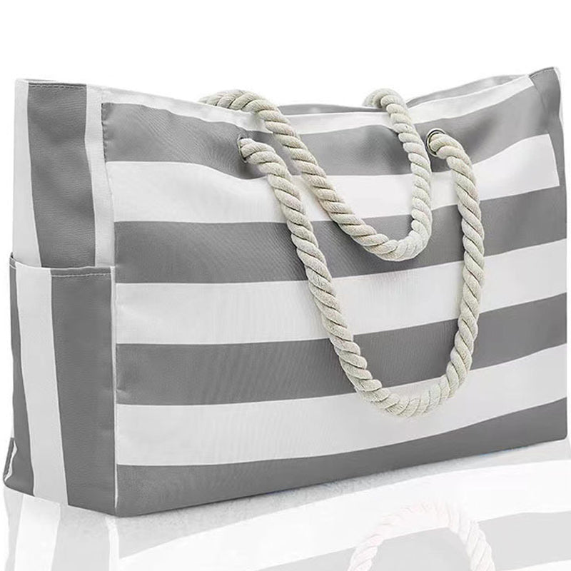 Striped Beach Bag