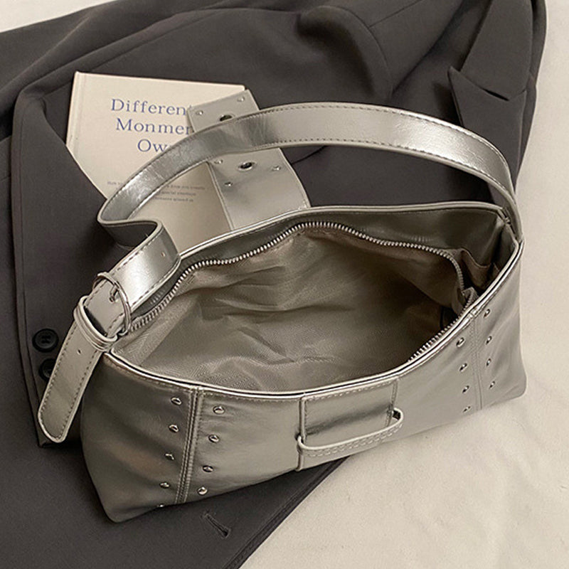 Crossbody Bag With Rivets