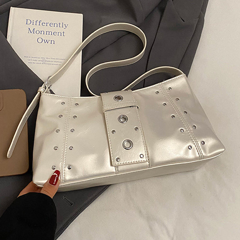 Crossbody Bag With Rivets