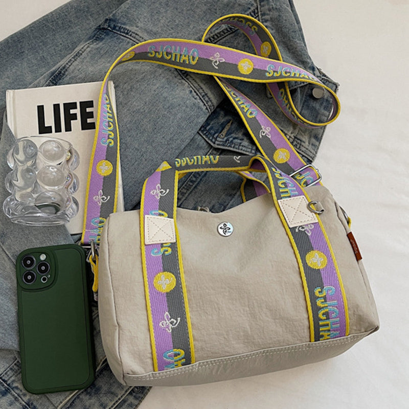 Nylon Messenger Sling Bag