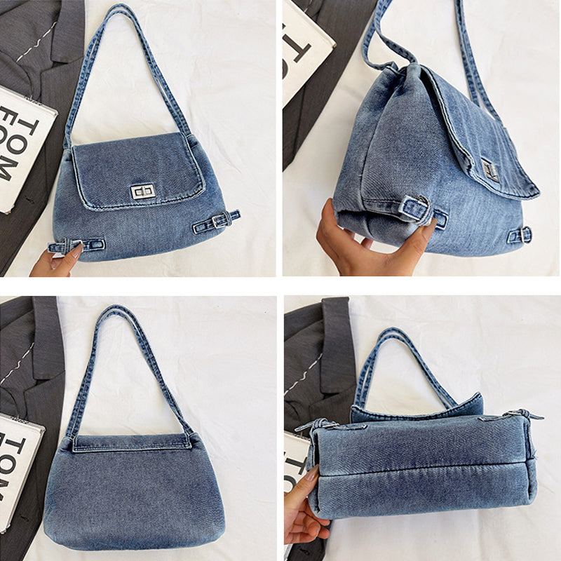Artistic Tote Denim Bag