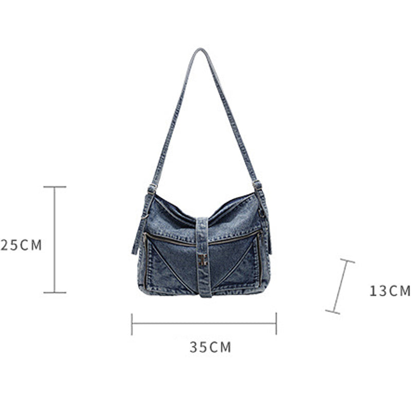 Personalized Tote Denim Bag