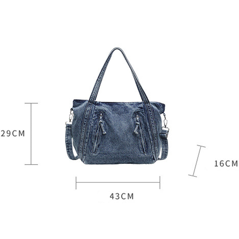 Vintage Tote Denim Bag
