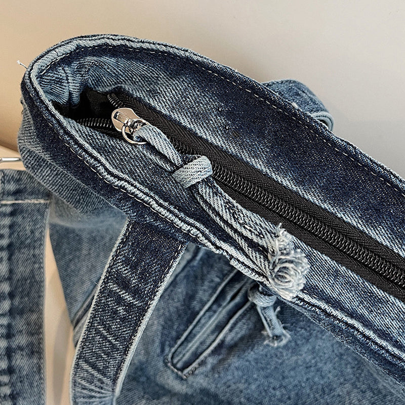Vintage Tote Denim Bag
