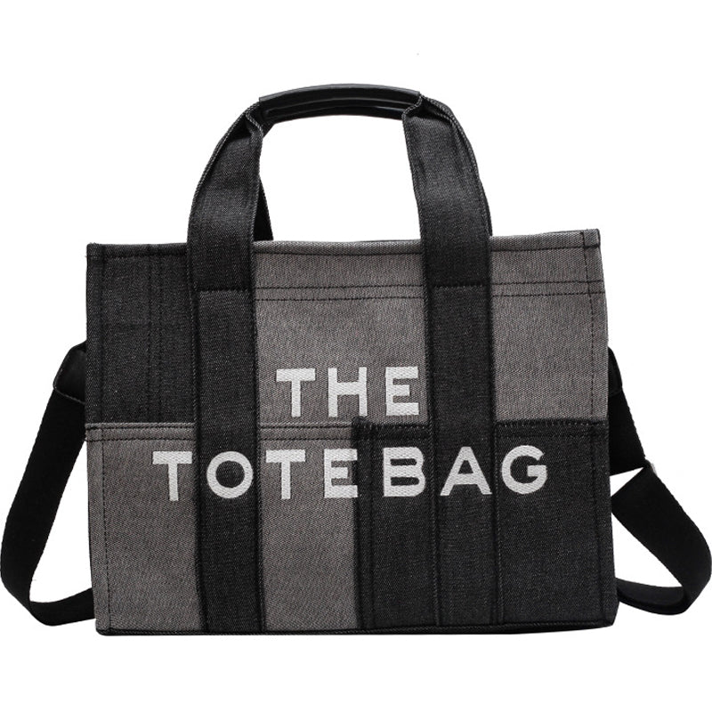 Contrast Color Tote Bag