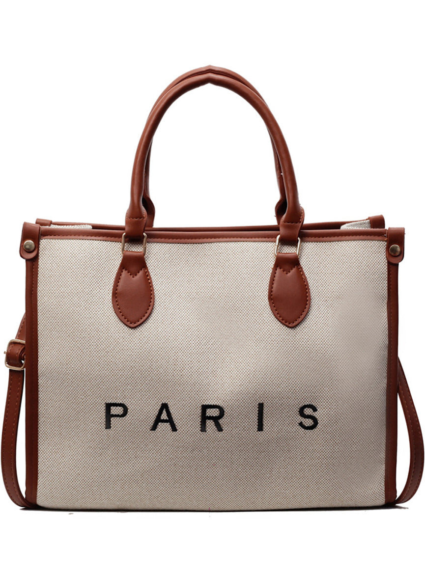 Canvas Embroidered Crossbody Bag