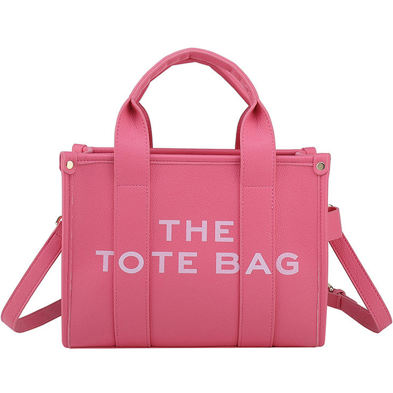 Tote Bag With Printed Letters