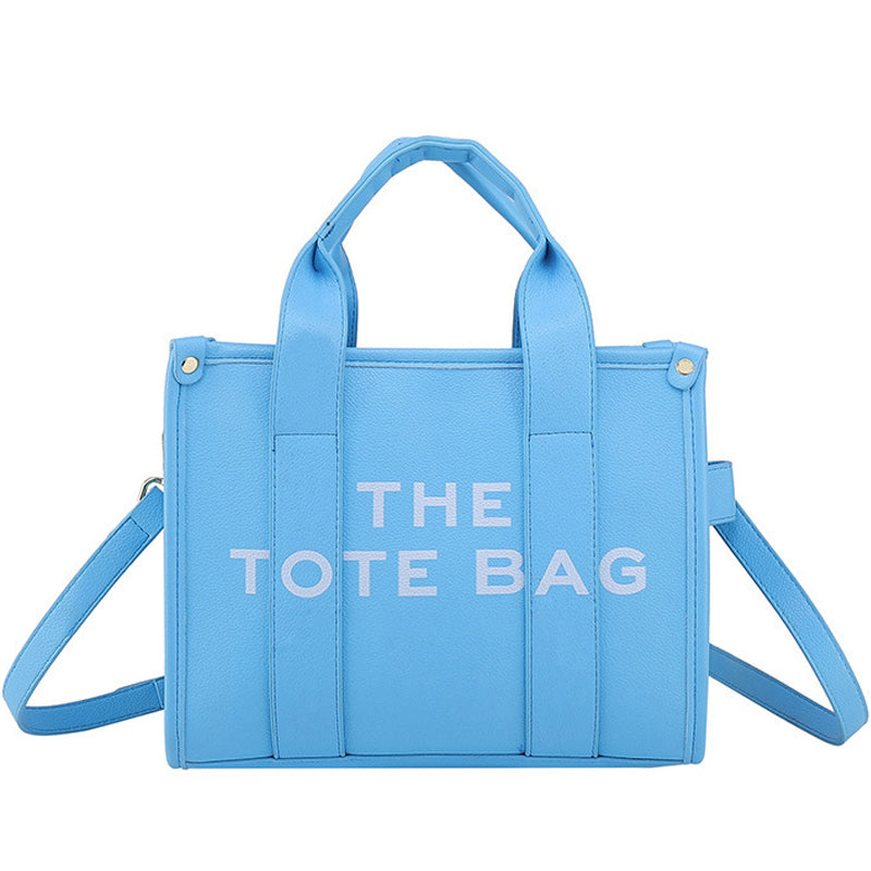 Tote Bag With Printed Letters