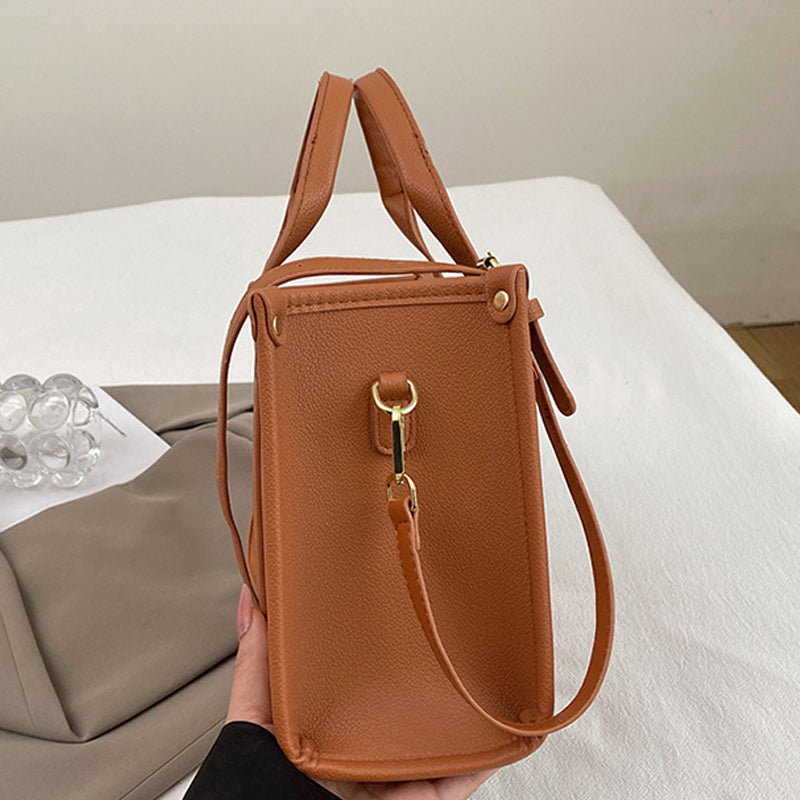 Tote Bag With Printed Letters