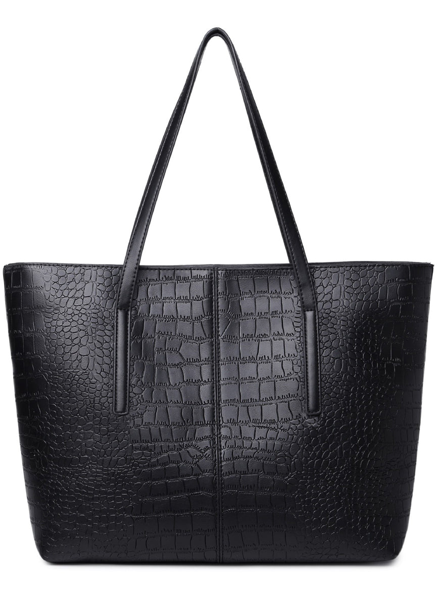 Black Waterproof Tote Bag