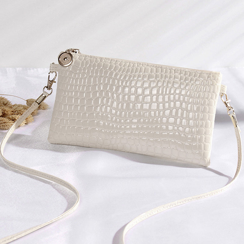 Mini Bag With Crocodile Pattern