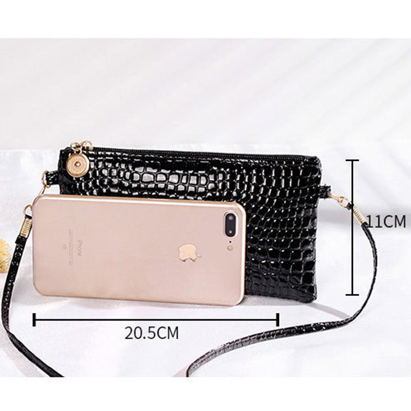 Mini Bag With Crocodile Pattern