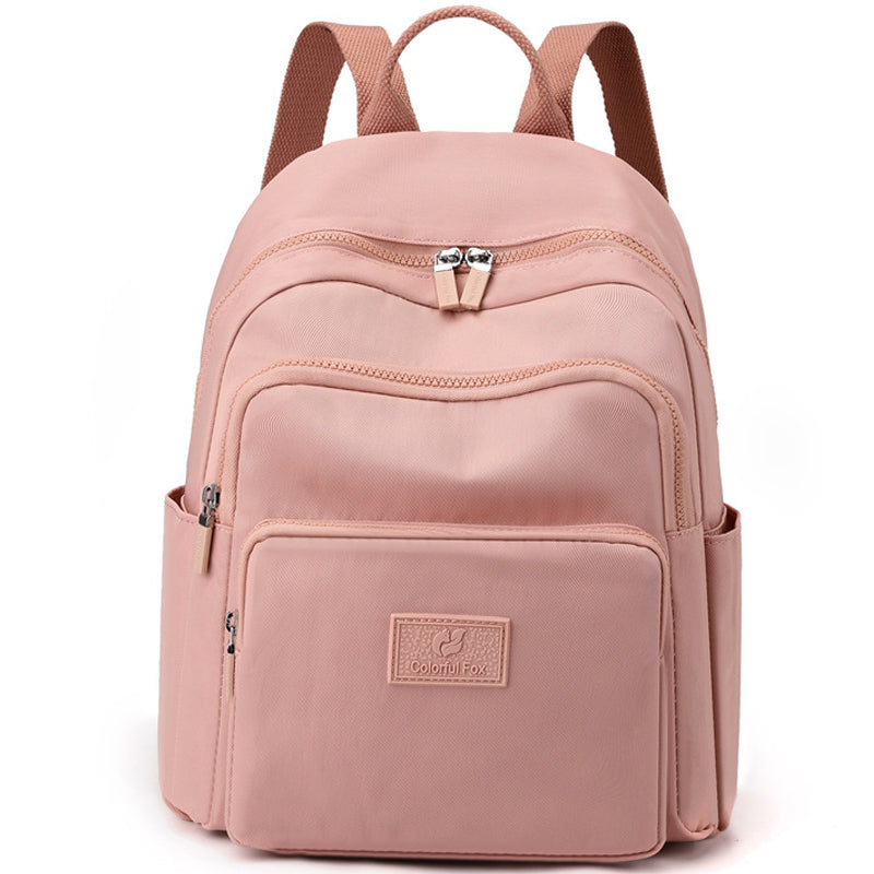 Kids Mini School Backpacks - Black Pink Purple Book Bags For Girls Waterproof Nylon Casual BookBag