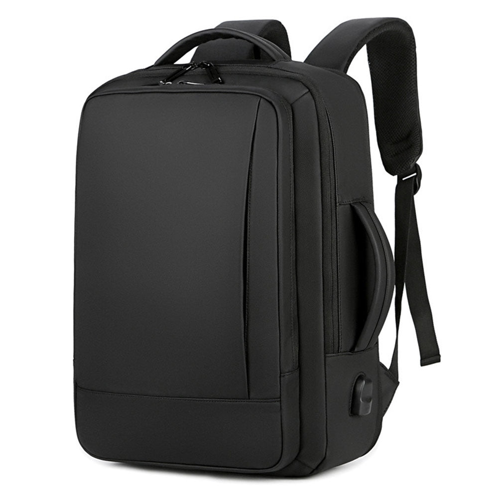 Kids USB School Backpacks - Black Book Bags For Boys Girls Business Anti Theft Slim Durable Laptop Backpack With USB Charging Port Water Resistant College School Computer Bag